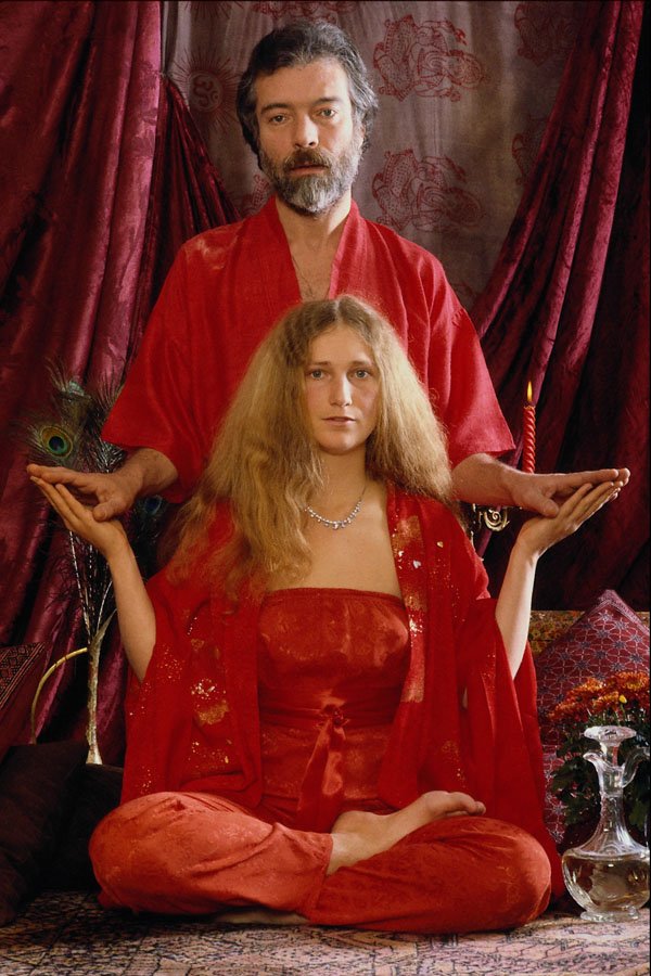 598071 Meditative Couple A4 Photo Print