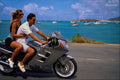 598093 Motorcycling On A Caribbean Island A4 Photo Print
