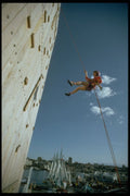 599004 Wall Climber Pushing Off Wall A4 Photo Print