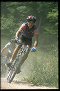 599022 Mountain Biker Making Dust A4 Photo Print