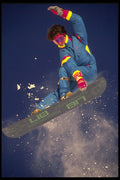 599052 Hot Snowboarding Action, Mount Hood Meadows, Oregon A4 Photo Print
