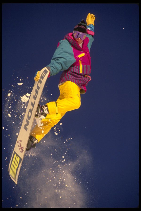 599055 Hot Snowboarding Action, Mount Hood Meadows, Oregon A4 Photo Print