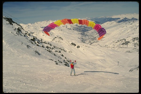 599058 Para pente, French Alps A4 Photo Print