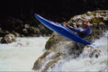 599072 Canoeist Shaun Baker Jumping A Rock, Lofer, Austria A4 Photo Print
