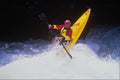 599074 Canoeist Jan Kellner, White water Acrobatics, Lofer, Austria A4 Photo Print
