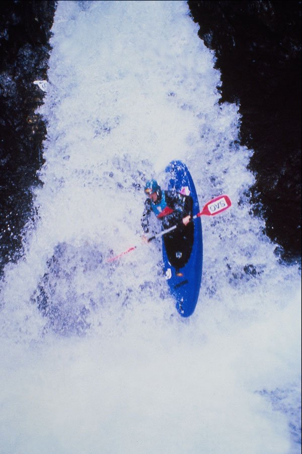 599075 Nick Stillwell, Waterfall Canoeing, Kaprun, Austria A4 Photo Print