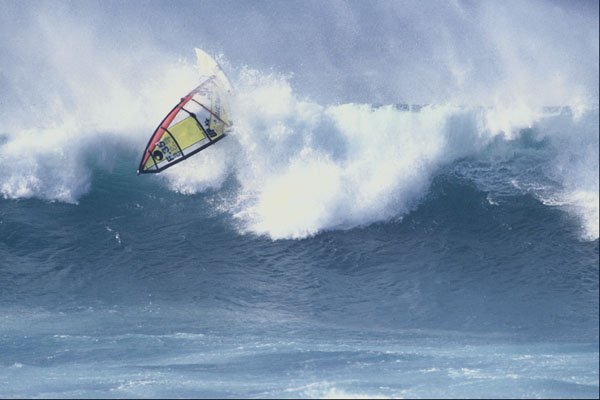 599091 Robert Teriitehau, Trying To Pass The Wave, Hookipa A4 Photo Print