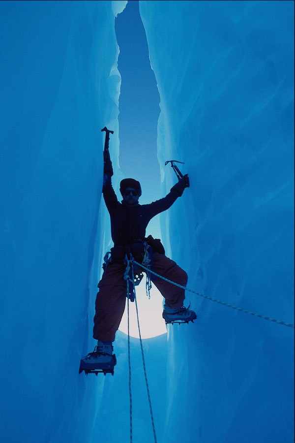 599096 Ice Cave On Tilted Berg, Second Chasm A4 Photo Print