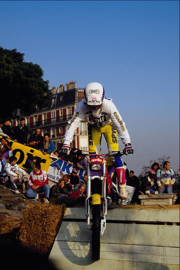 599099 Trial Motorcycle Competition A4 Photo Print