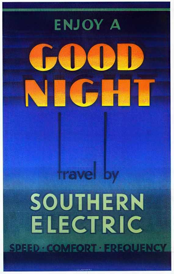 5H Good Night Sout Vintage Advert A4 Photo Print