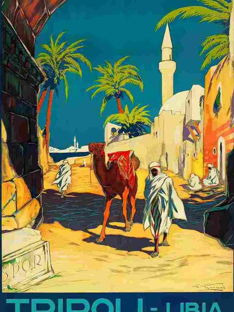 6 02 tripoli libya libia 1920s 2 Advert A4 Photo Print