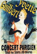 6 Cheret Yvette Gu Vintage Advert A4 Photo Print