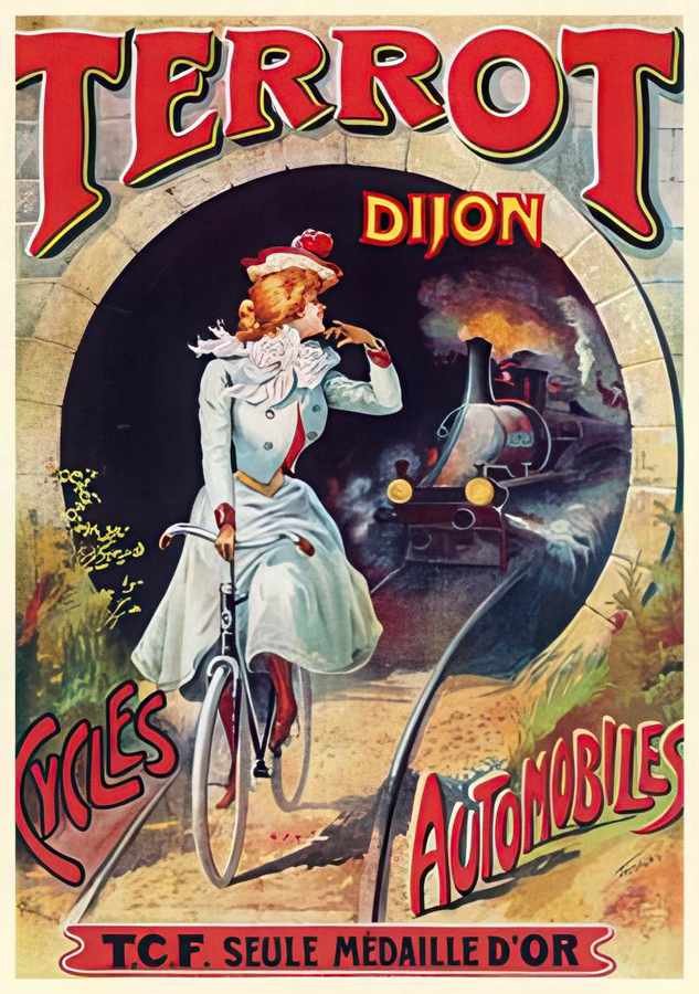 6 Cycles Terrot 18 Vintage Advert A4 Photo Print