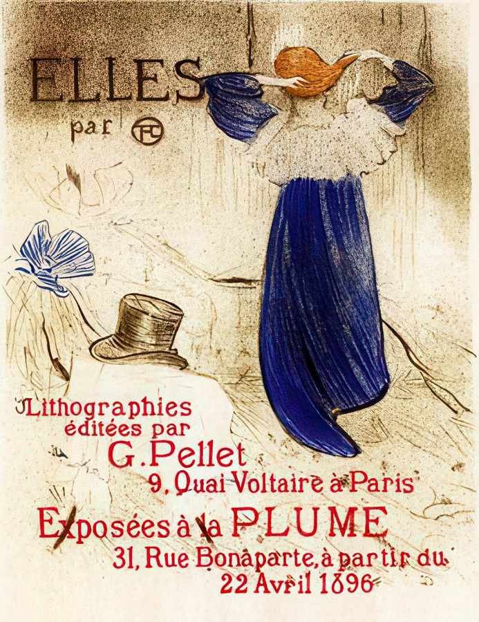6 Elles 1896 Vintage Advert A4 Photo Print