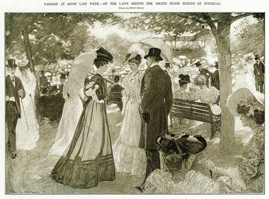 6 Fashion At Ascot Vintage Advert A4 Photo Print