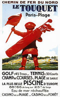 6 Le Touquet Golf Vintage Advert A4 Photo Print