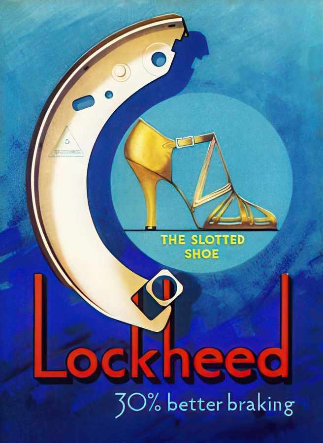 6 Lockheed Brake Sh Vintage Advert A4 Photo Print
