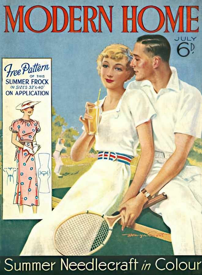 6 Modern Home Tenn Vintage Advert A4 Photo Print