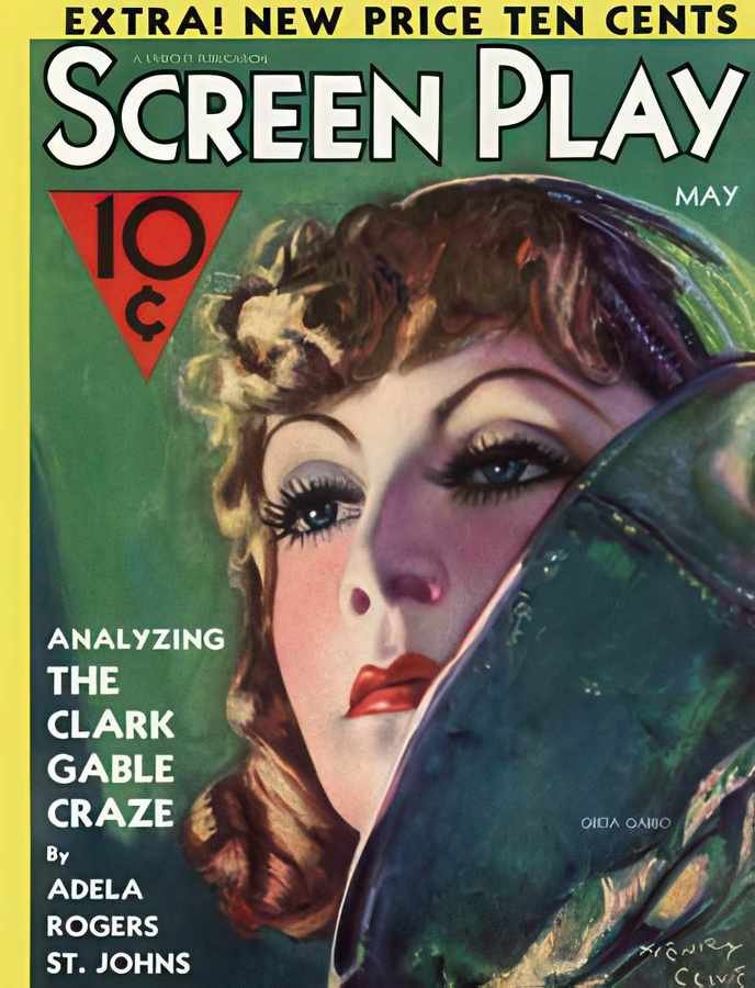 6 Screen Play May Vintage Advert A4 Photo Print