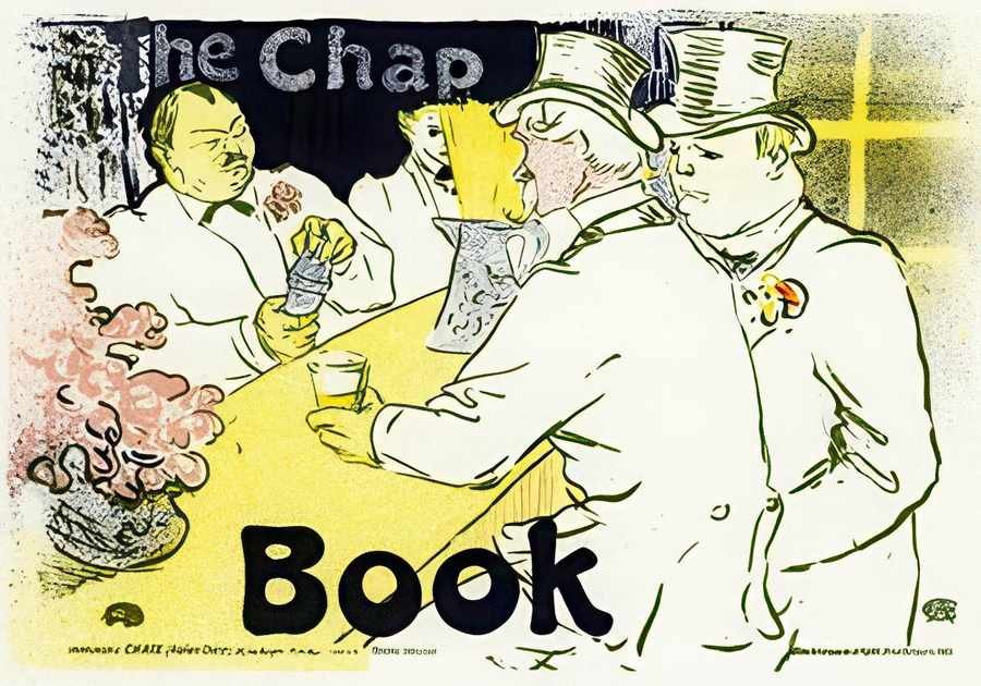 6 The Chap Book 18 Vintage Advert A4 Photo Print