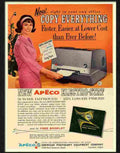 6 apeco electrostat copier 1963 Advert A4 Photo Print
