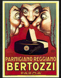 6 bertozzi parmigiano cheese advert luciano mauzan 1925 Advert A4 Photo Print