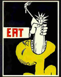 6 eat tom ungerer anti vietnam war poster 1967 Advert A4 Photo Print