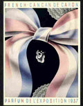 6 french can can perfume art deco advert 1937 2 Advert A4 Photo Print