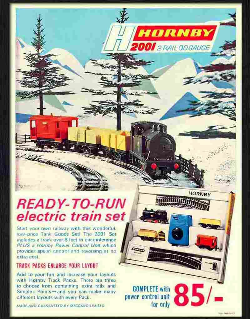 6 hornby train toys Advert A4 Photo Print