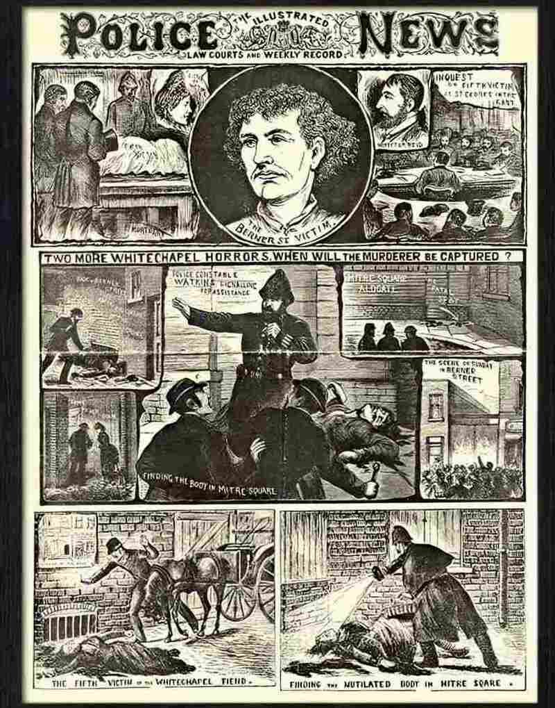 6 jack the ripper elizabeth stride catharine eddows Advert A4 Photo Print