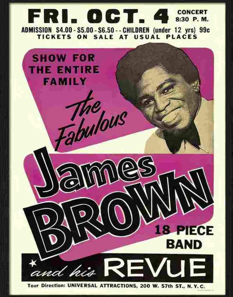 6 james brown revue concert poster Advert A4 Photo Print