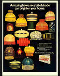6 lampshades at woolworths Advert A4 Photo Print