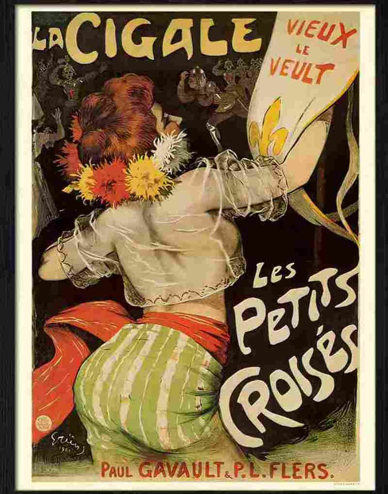 6 les petits croises grun Advert A4 Photo Print