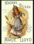 6 madame duvan marie lloyd Advert A4 Photo Print
