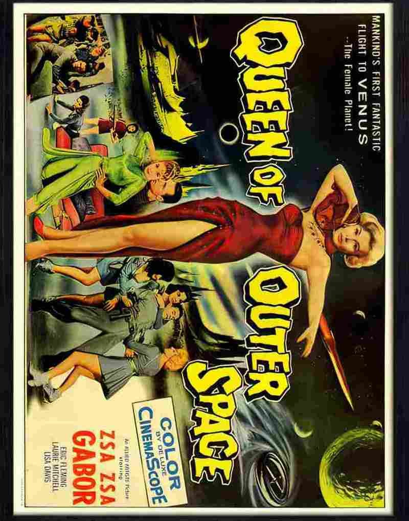 6 queen of outer space Advert A4 Photo Print