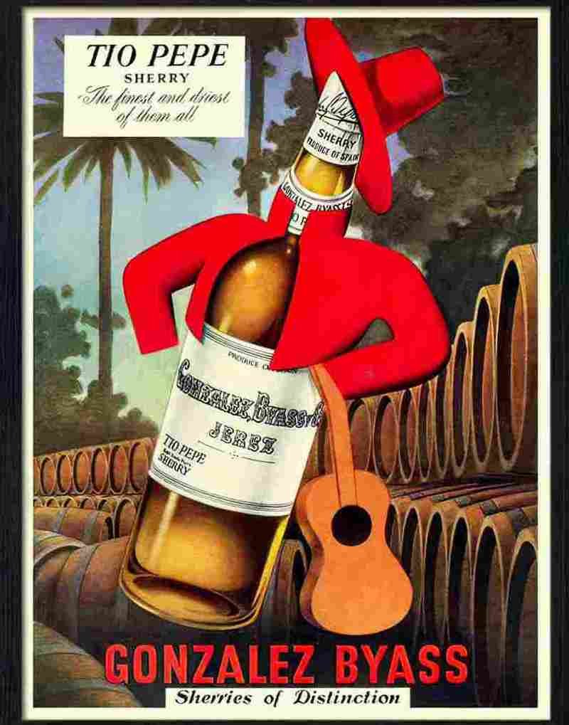 6 tio pepe sherry advert 1950s 2 Advert A4 Photo Print