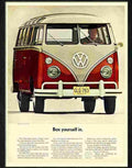 6 vw camper van car advert 2 Advert A4 Photo Print