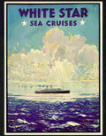 6 white star cruises j harris 1930 Advert A4 Photo Print