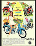 6 yamaha motorcycles 1960s 2 Advert A4 Photo Print