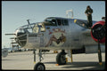 601021 B 25 WWII Vintage Bomber Front Section And One Engine Showing A4 Photo Print