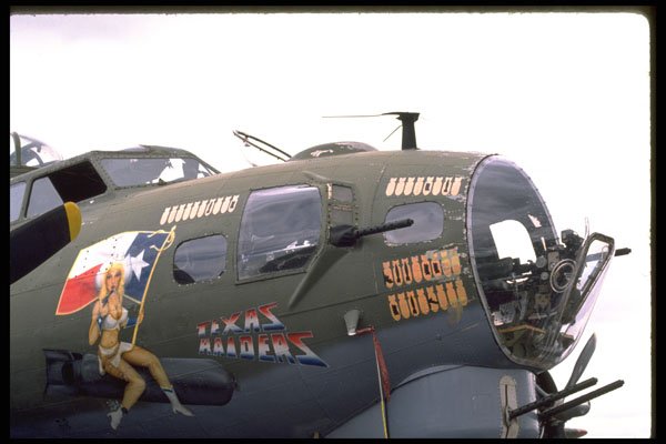 601042 B 17 Nose Art A4 Photo Print
