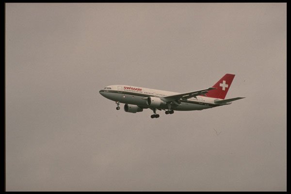 601059 SOLOTHUM, HB IPD Swiss Airbus A.310 221 A4 Photo Print