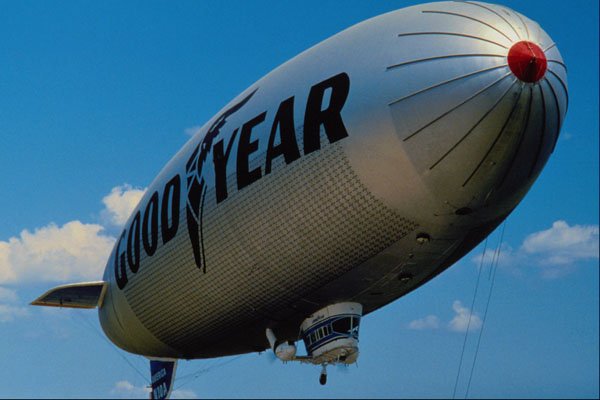 601096 Goodyear Blimp A4 Photo Print