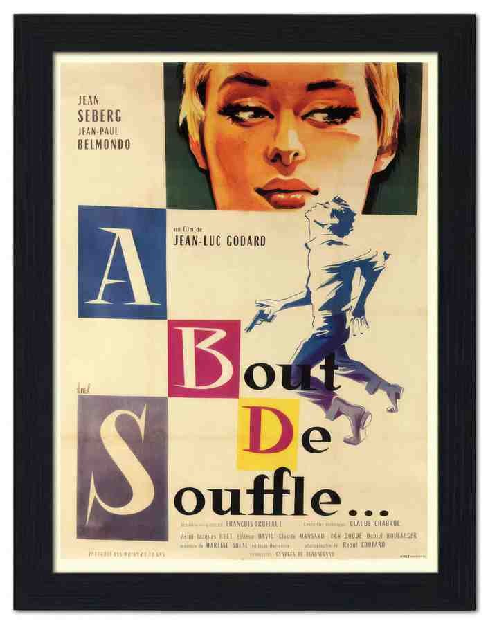 602 a bout de souffle 2 Vintage Advert A4 Photo Print