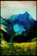 603006 The Small Lake Of Tanay, Switzerland A4 Limited Edition Watercolour Print