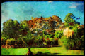 603016 Kissing Rocks, Protoras, Cyprus A4 Limited Edition Watercolour Print