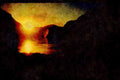 603019 Lo Lake, Stryn, Norway A4 Limited Edition Watercolour Print