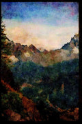 603022 Chamonix, Alps, France A4 Limited Edition Watercolour Print