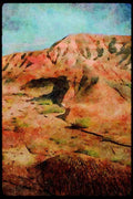 603024 Sculptured Landscape, Arizona A4 Limited Edition Watercolour Print