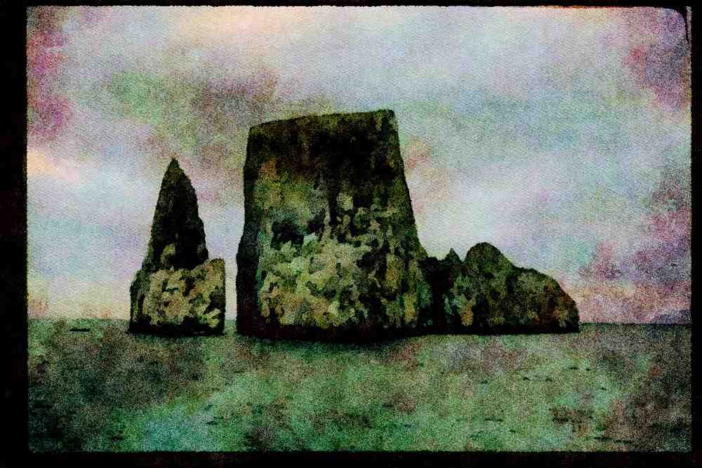603029 _Leon Dormido_ Cliff, Galapagos Islands A4 Limited Edition Watercolour Print
